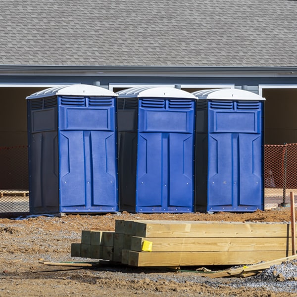 are there any restrictions on where i can place the portable toilets during my rental period in East Newnan GA